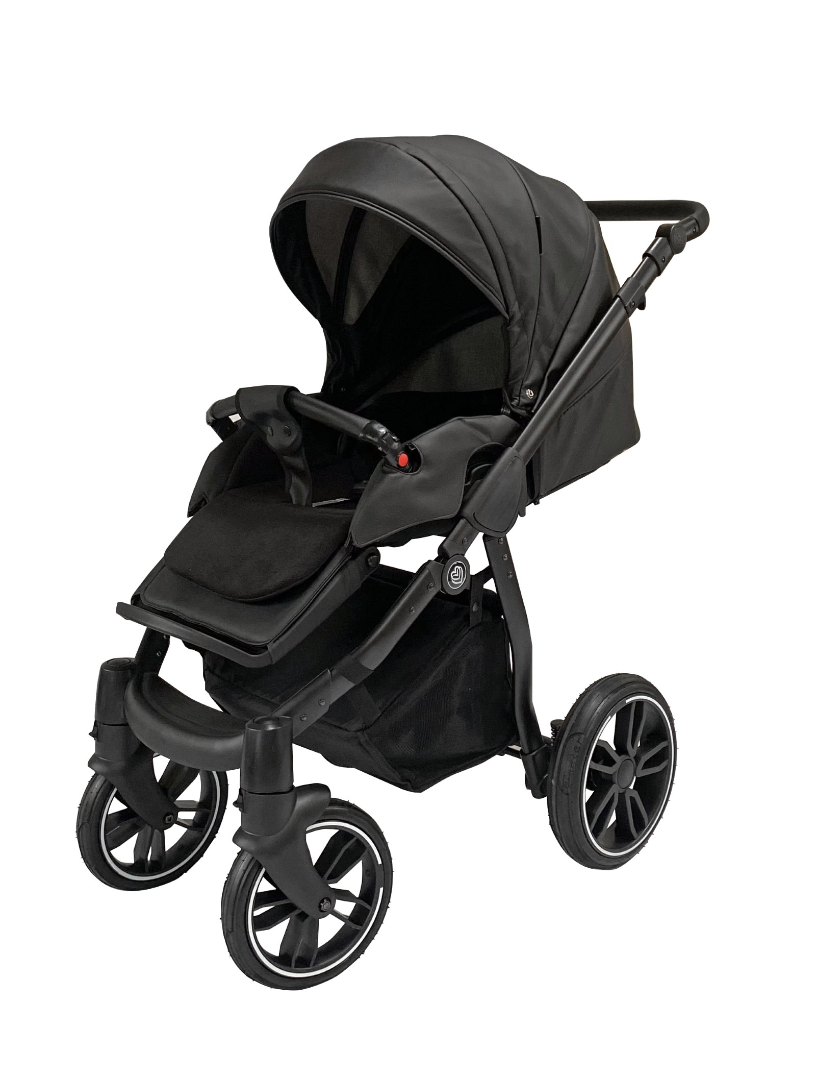 Black Pram Pushchair 3 in 1 – BabyActive Giulia Travel System with Car Seat - Image 7