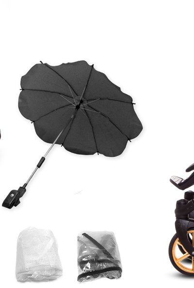 Dark Rose Pattern Pram Pushchair 4 in 1 – BabyActive Musse Rose Travel System with Car Seat & Isofix Base - Εικόνα 5