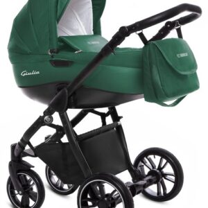 Cochecito de bebé 2 en 1 color verde bosque – Sistema de viaje BabyActive Giulia