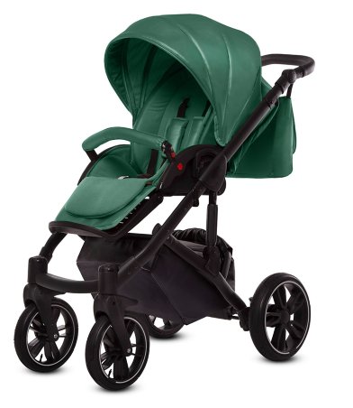Forest Green Pram Pushchair 3 in 1 – BabyActive Giulia Travel System with Car Seat - Image 4
