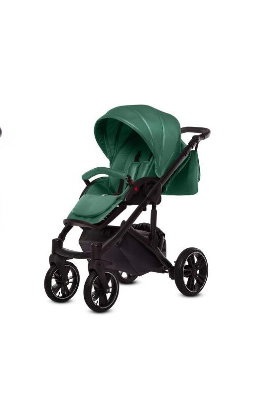 Forest Green Pram Pushchair 3 in 1 – BabyActive Giulia Travel System with Car Seat - Image 2