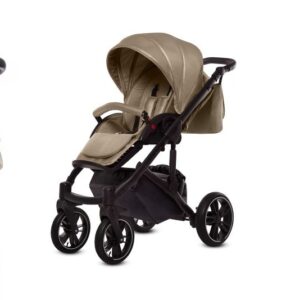 Εναλλακτική άποψη του Beige Pram Pushchair 3 in 1 – BabyActive Giulia Travel System with Car Seat