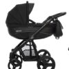 Black Magic Pram Pushchair 4 in 1 – BabyActive Mommy Travel System with Car Seat & Isofix Base
