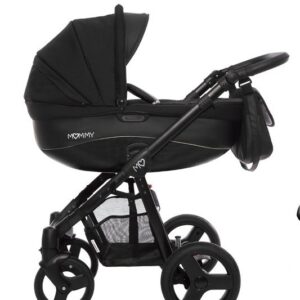 Black Magic Pram Pushchair 4 in 1 – BabyActive Mommy Travel System with Car Seat & Isofix Base