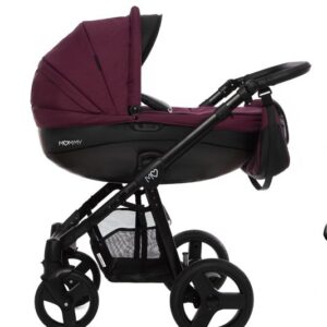 Passeggino 3 in 1 color prugna – Sistema da viaggio BabyActive Mommy con seggiolino auto