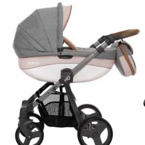 Pinky Pram Pushchair 4 in 1 – BabyActive Mommy Travel System with Car Seat & Isofix Base