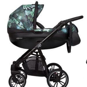 Poussette 3 en 1 à motif jungle – Système de voyage BabyActive Mommy avec siège auto