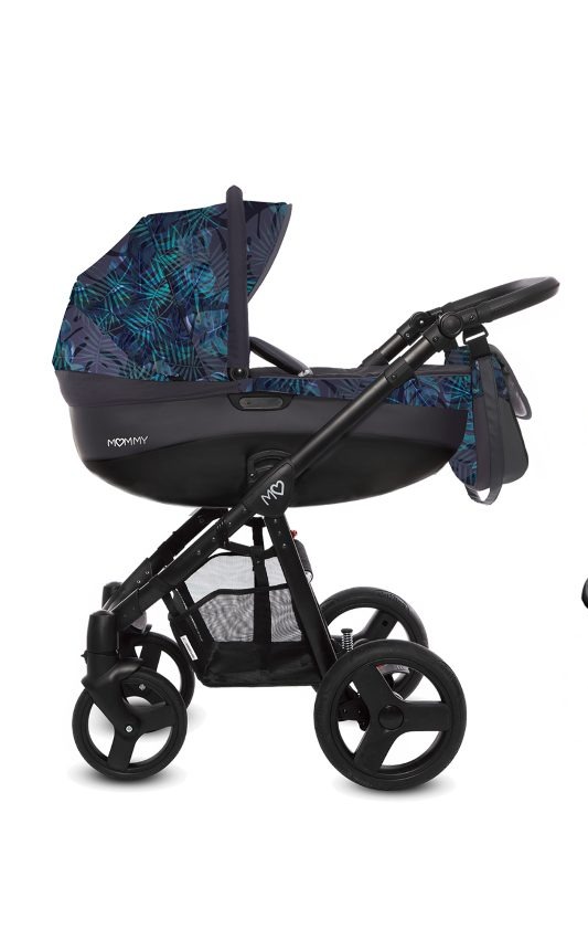 Night Paradise Pattern Pram Pushchair 4 in 1 – BabyActive Mommy Travel System with Car Seat & Isofix Base