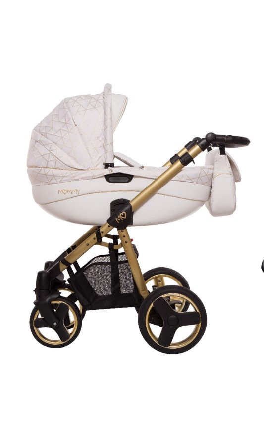 Golden Lines Barnvagn 3 i 1 – BabyActive Mommy Resesystem med Bilbarnstol