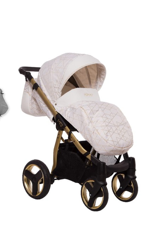 Golden Lines Pram Pushchair 3 in 1 – BabyActive Mommy Travel System with Car Seat - Bild 2