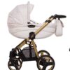 Golden Lines Pram Pushchair 4 in 1 – BabyActive Mommy Travel System with Car Seat & Isofix Base