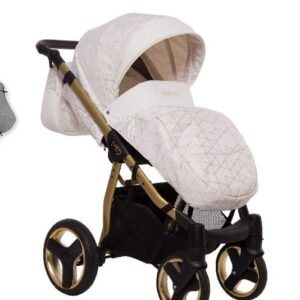 Alternative view of Golden Lines Pram Pushchair 4 in 1 – BabyActive Mommy Travel System with Car Seat & Isofix Base