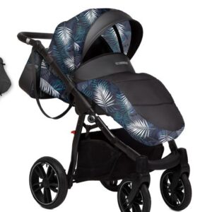 Autre point de vue sur Special Night Paradise Pattern Pram Pushchair 3 in 1 – BabyActive Mommy Travel System with Car Seat