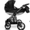 Kočárek 3 v 1 v vesmírně šedé barvě – BabyActive Mommy leskle černý cestovní systém s autosedačkou
