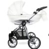BabyActive Mommy Glossy White reissysteem met autostoeltje en roségouden accenten, 3-in-1.