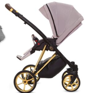 Alternativní pohled na Pastel Pink Pram Pushchair 3 in 1 – BabyActive Musse Ultra Travel System with Car Seat