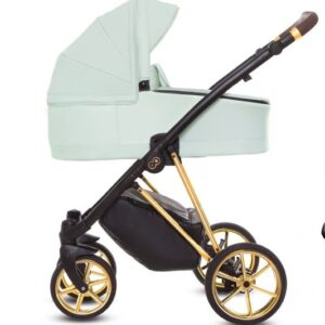 Mint Green Pram Pushchair 3 in 1 – BabyActive Musse Ultra Travel System with Car Seat