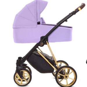 Lilac Purple Pram Pushchair 3 in 1 – BabyActive Musse Ultra Travel System with Car Seat