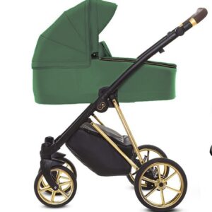 Smaragdzöld babakocsi 3 az 1-ben – BabyActive Musse Royal utazórendszer autósüléssel