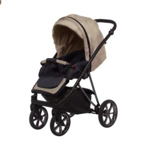 Alternative view of Sand Beige Pram Pushchair 3 in 1 – BabyActive Musse Royal Travel System with Car Seat