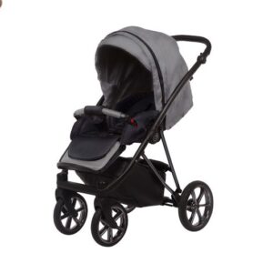 Alternativní pohled na Selene Grey Pram Pushchair 4 in 1 – BabyActive Musse Royal Travel System with Car Seat & Isofix Base