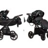 Spezieller roségoldener Air Pram Buggy 2 in 1 – BabyActive Mommy Reisesystem