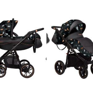 Special Rose Gold Air Pram Pushchair 2 in 1 – BabyActive Mommy Travel System